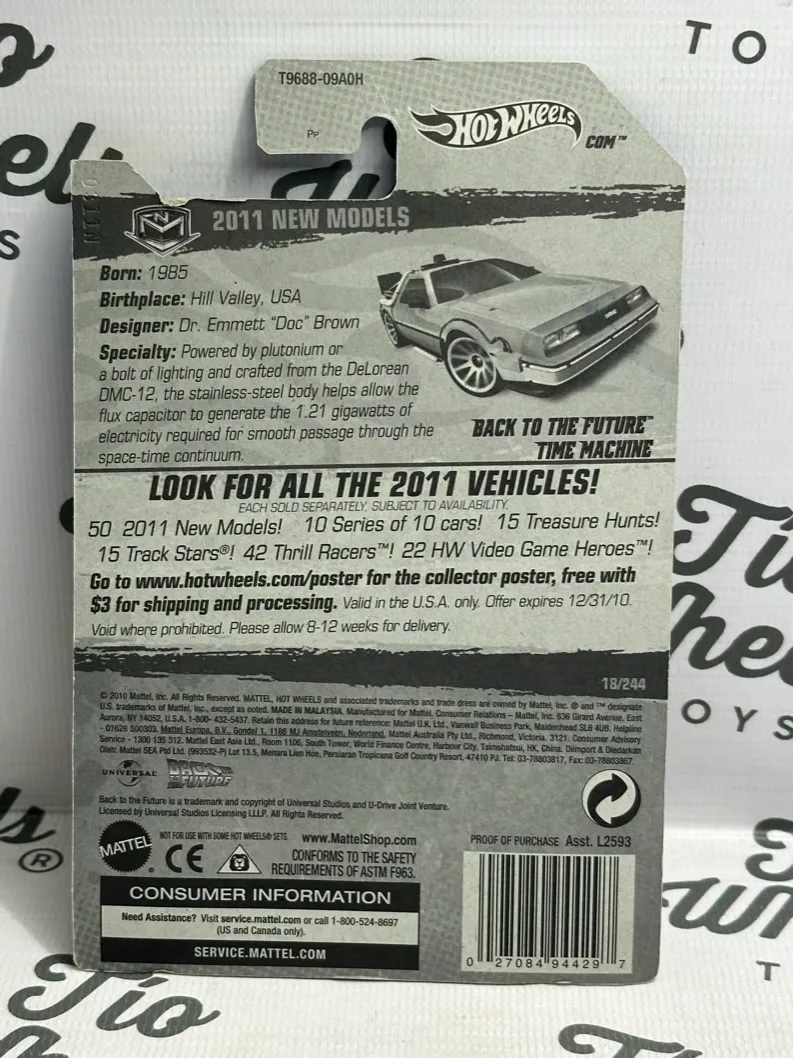 Back To The Future Time Machine 2011
