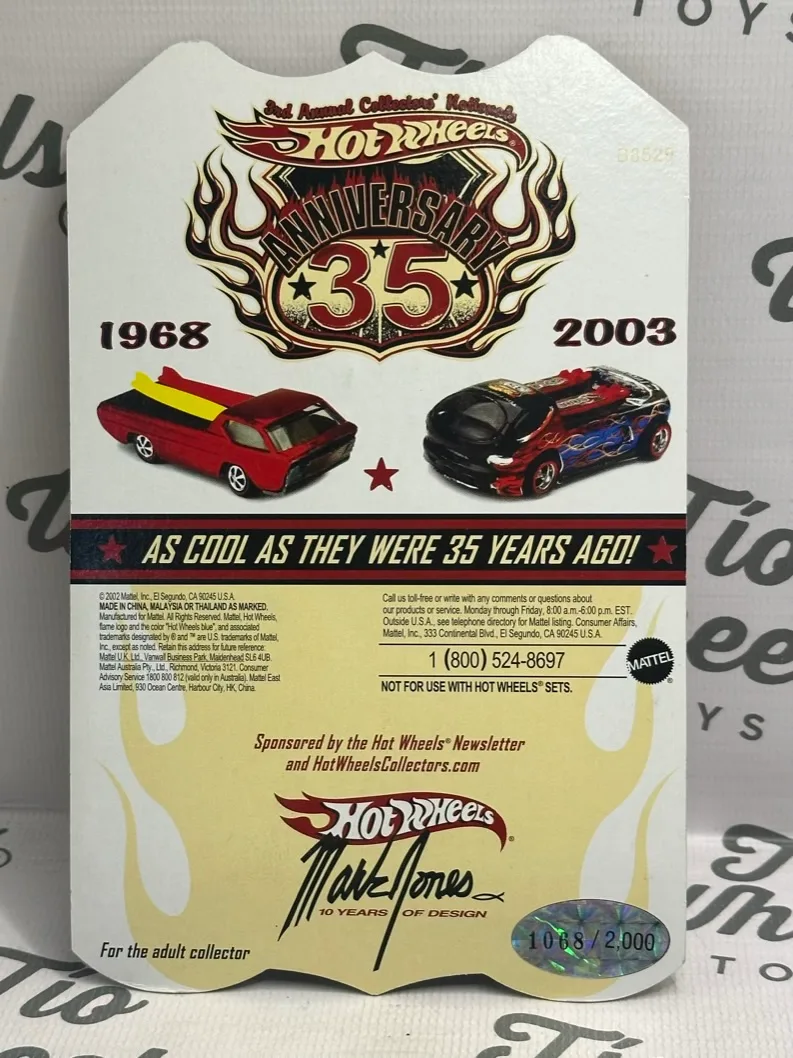 Hyper Mite 35th Collectors Nationals. Mark Jones event 1068/2000
