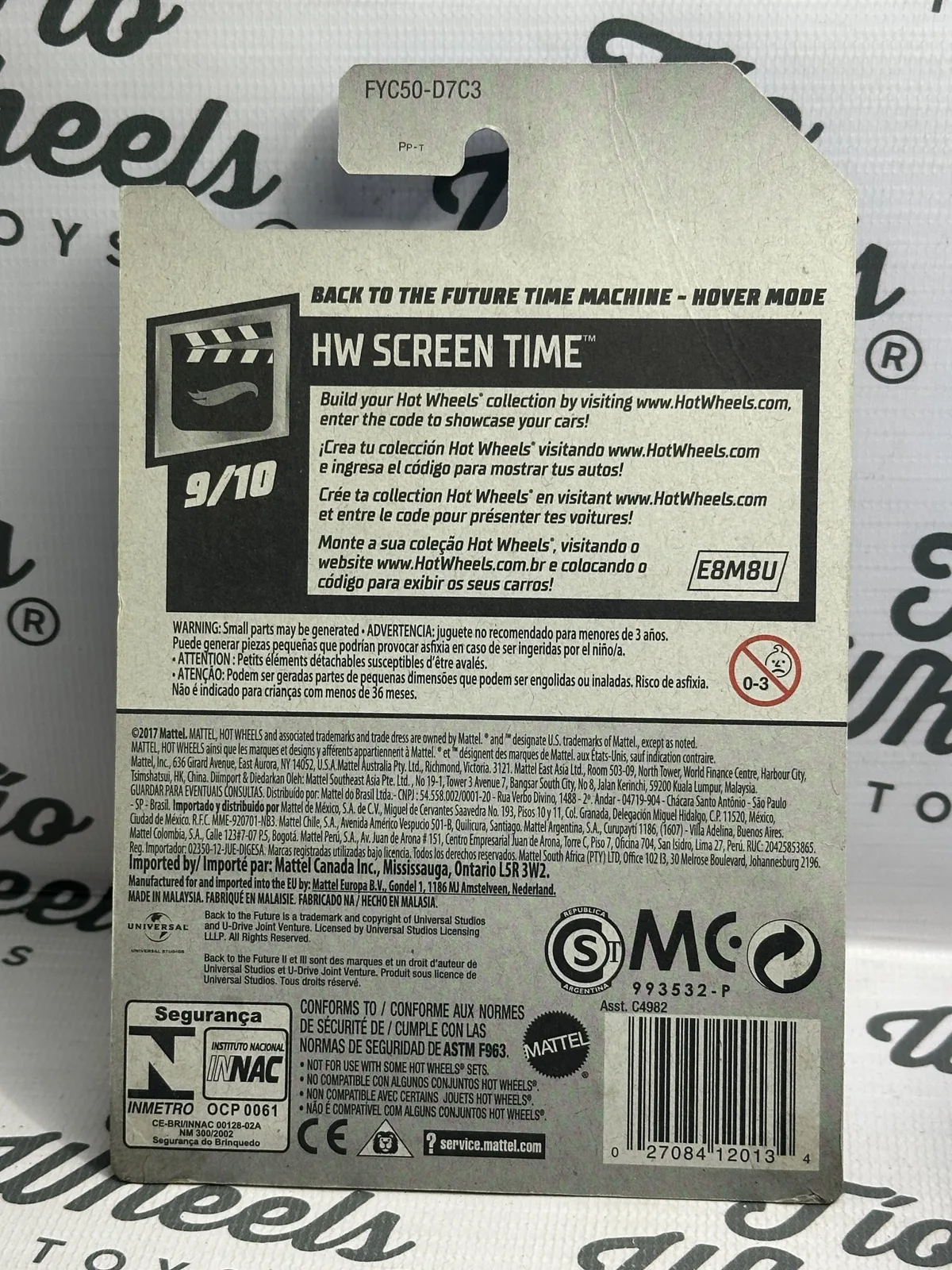 Back to The Future Time Machine -Hover Mode