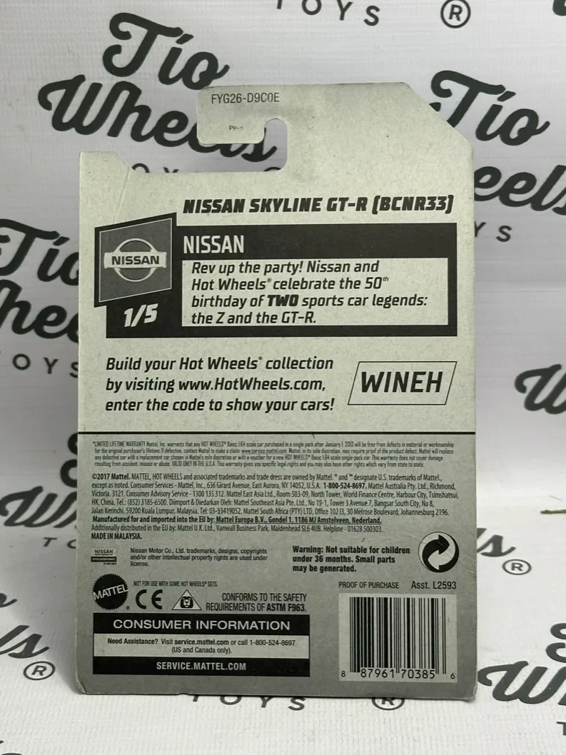 Nissan Skyline GT-R (BCNR33) Zamac
