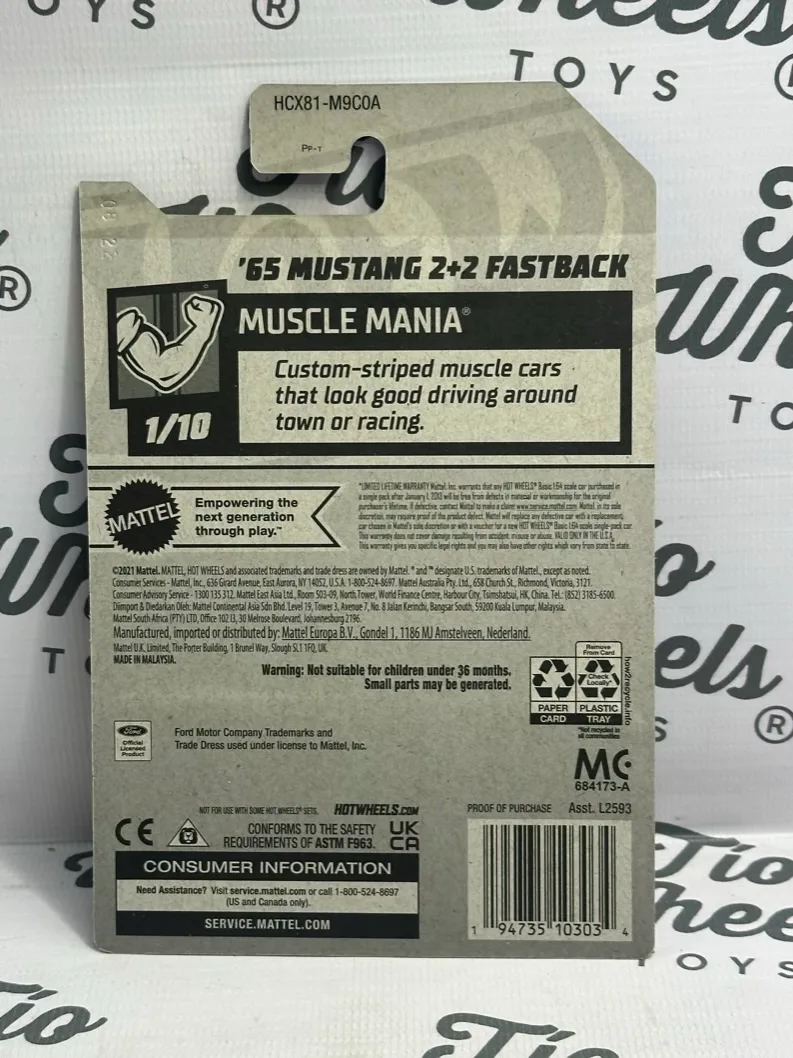 Ford Mustang 2+2 Fastback 1965