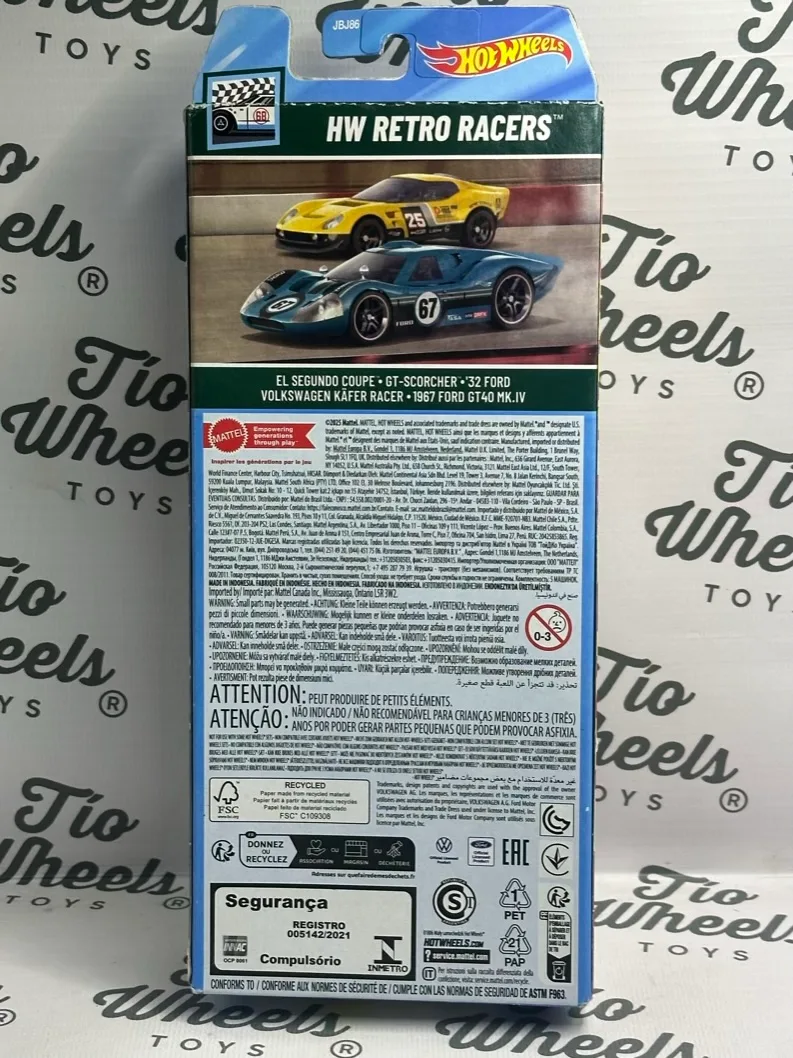 Pack 5 Retro Recers