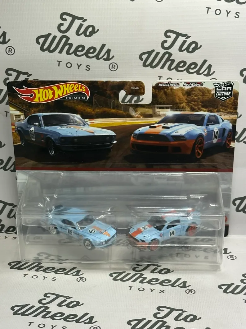 Pack 2 / Ford Mustang Boss 302 1969 - Ford Mustang 2014 Gulf