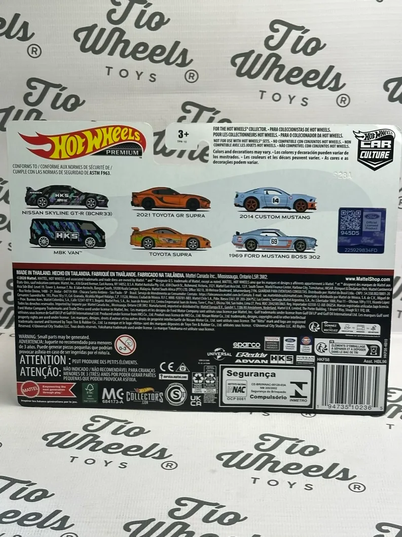 Pack 2 / Ford Mustang Boss 302 1969 - Ford Mustang 2014 Gulf