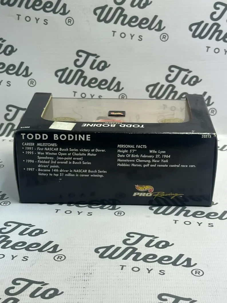 Pro Racing Nascar Todd Bodine 1:43 Tabasco Caja Acrílica