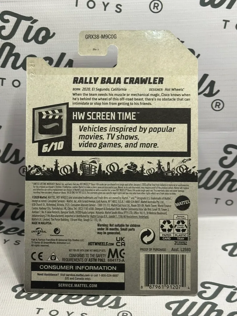 Rally baja Crawler Fast and Furious