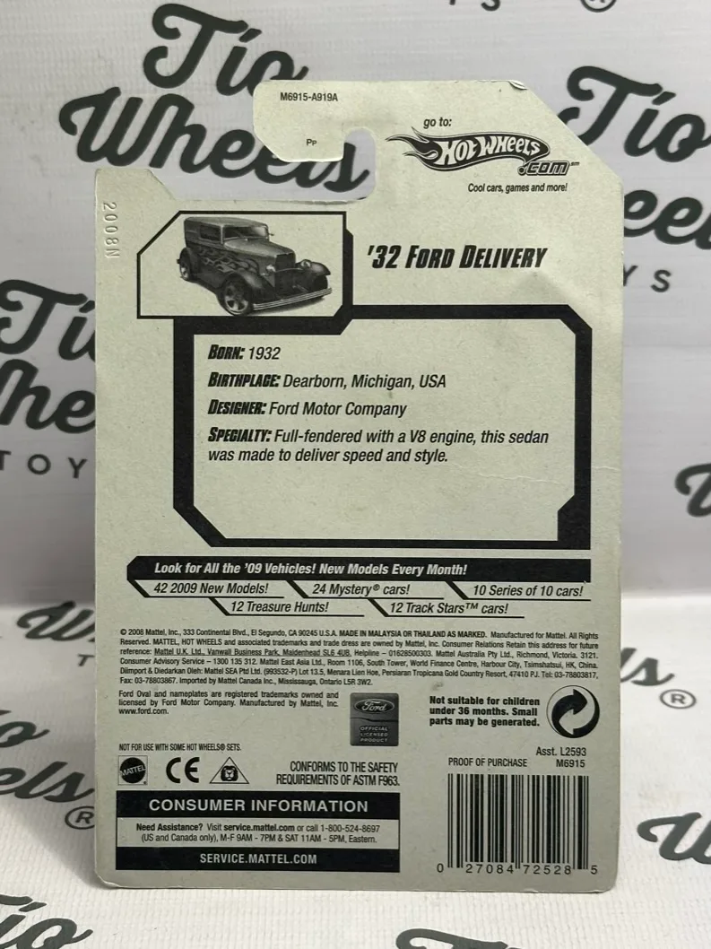 Ford 32 Delivery Red Line