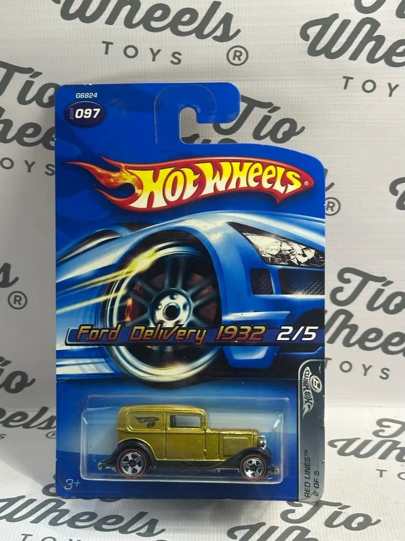 Ford Delivery 1932 Red Line