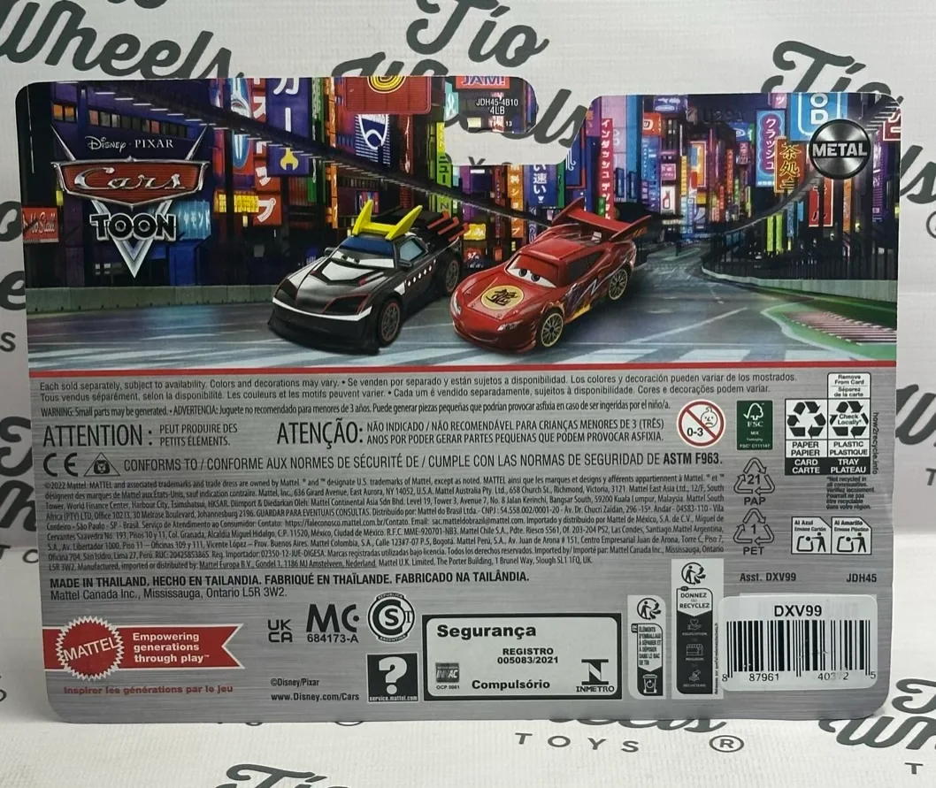 Pack 2 Kabuto / Rayo McQueen Dragón