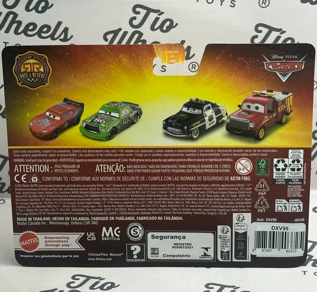 Pack 2 Cruz Ramírez 51 / Danny Swervez 99