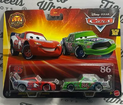 Pack 2 Cars Rayo McQueen / Chiks Hicks