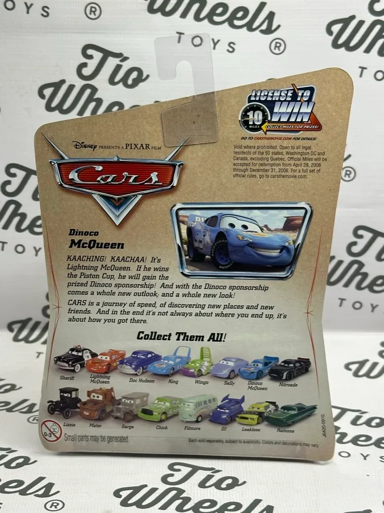 Rayo McQueen Dinoco cars