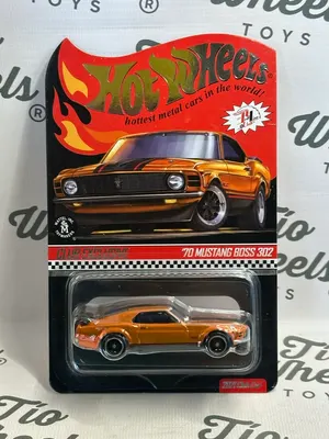 Ford Mustang Boss 302 RLC Con Parche y Pin