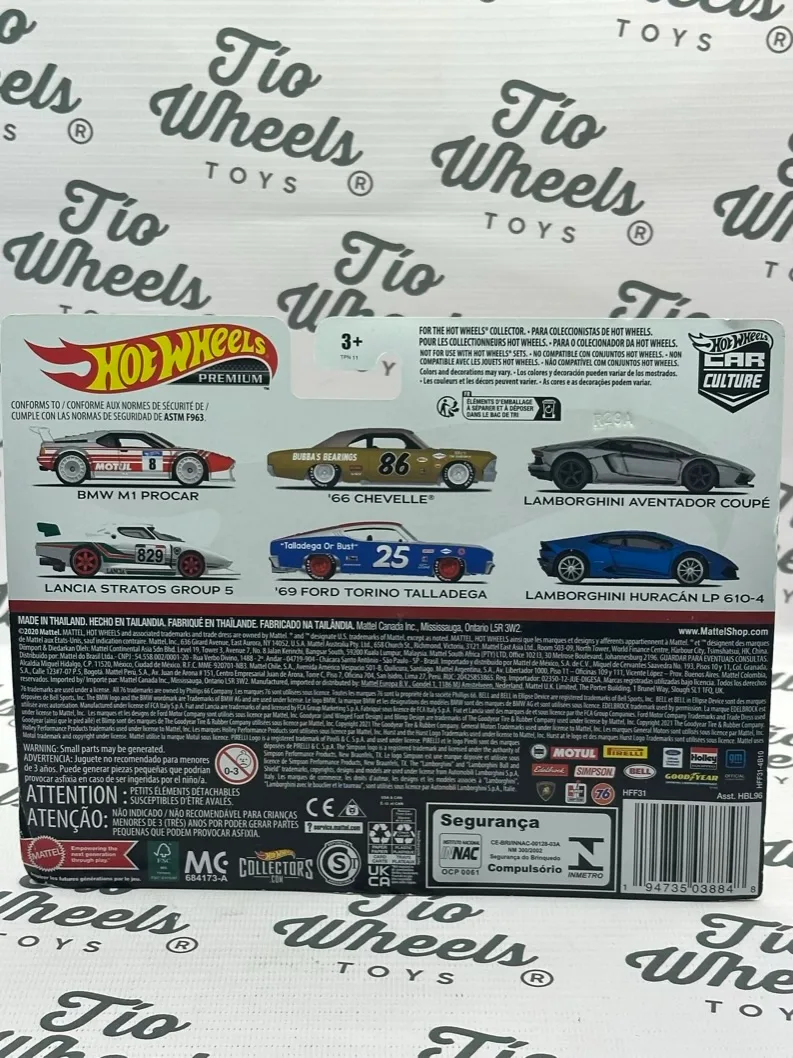 Pack 2 Premium Ford Torino Talladega 1969/ Chevelle 1966