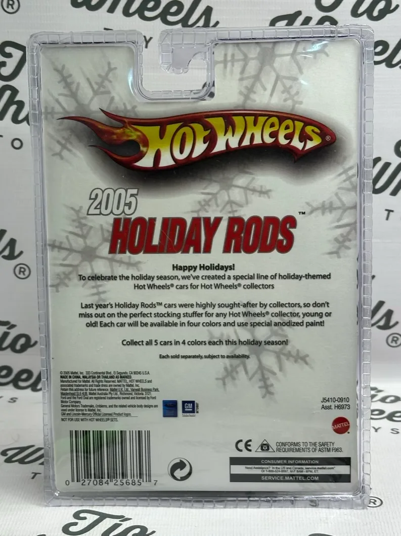 Ford Coupe 1940 Navidad (metal, Ruedas de goma)