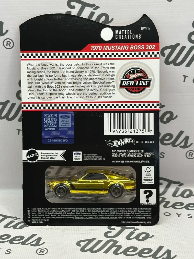 Ford Mustang Boss 302 1970 Rlc