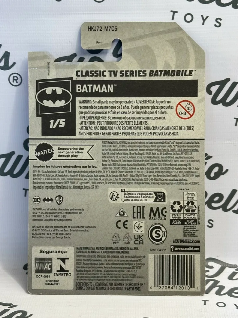 Classic TV Series Batmobile Tooned