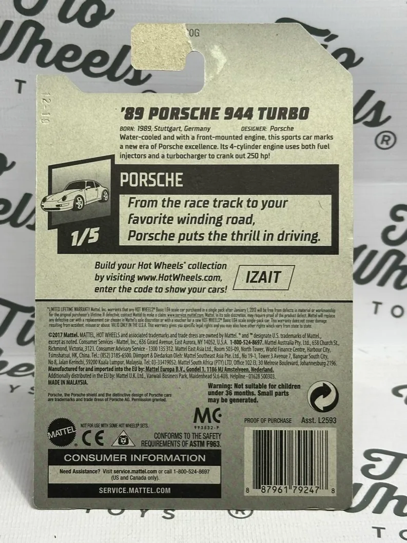 Porsche 944 Turbo 1989