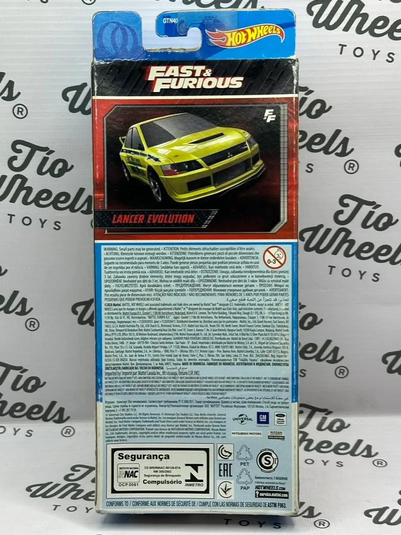 Pack 5 Fast and Furious