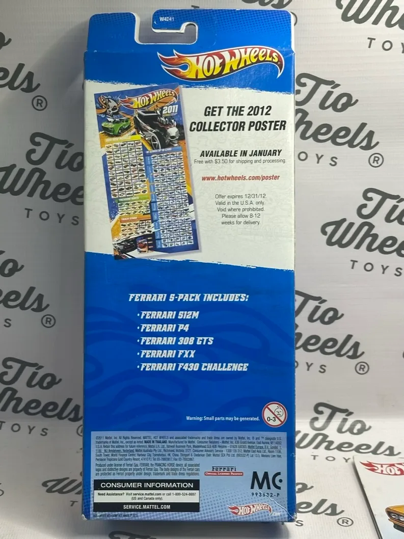 Pack 5 Ferrari
