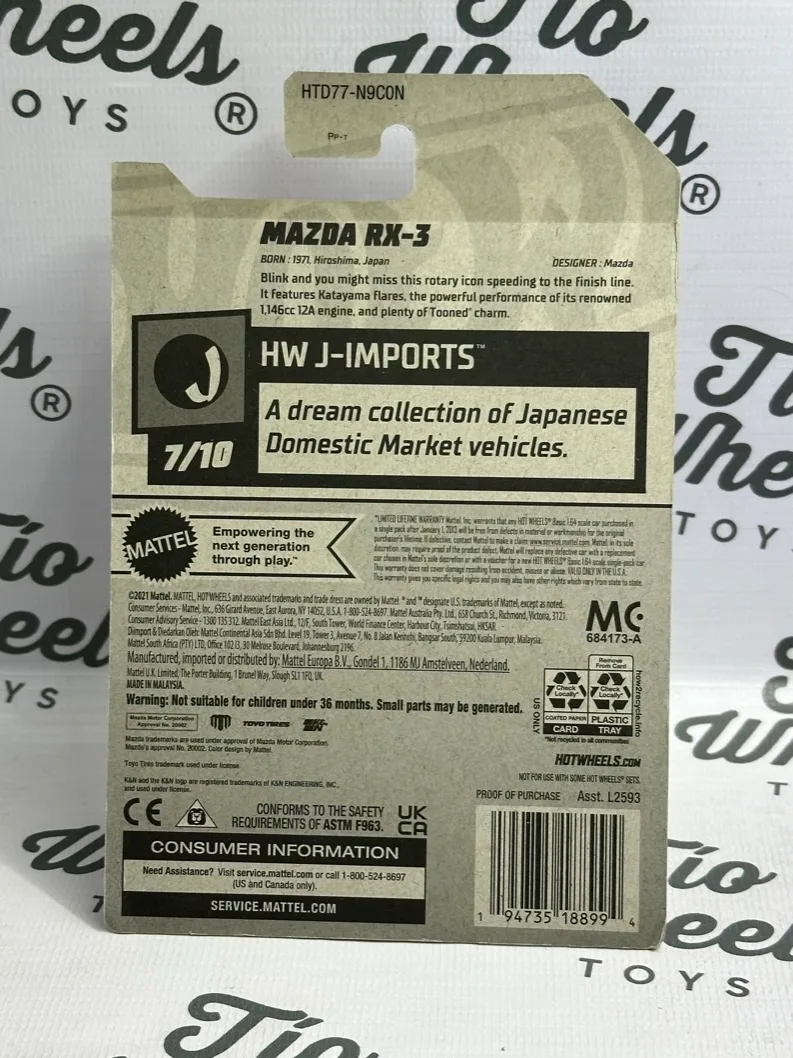 Mazda Rx3 Tooned