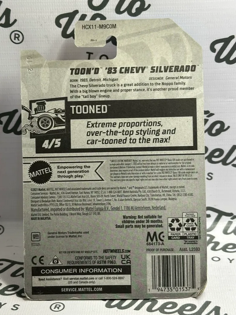 Chevy Silverado 1983 Tooned