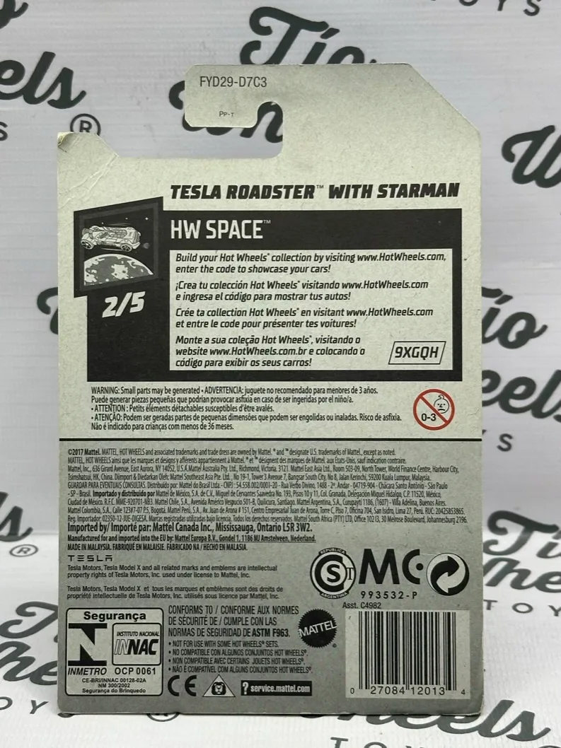 Tesla Roadster With Starman