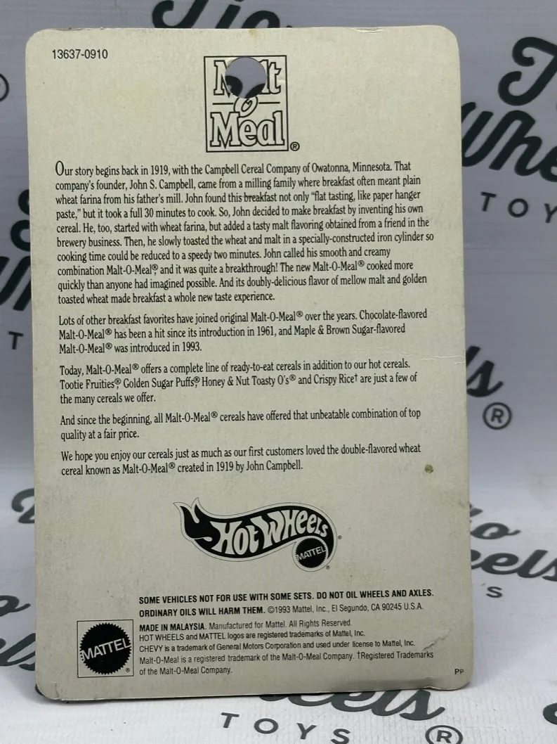 Chevy 56 Flashsider Edición Especial Malt o Meal