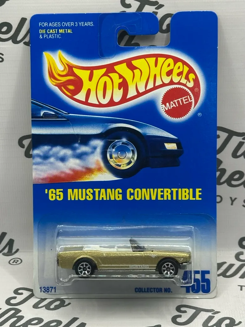 Ford Mustang Convertible 1965 Metal, abre capot año 1991