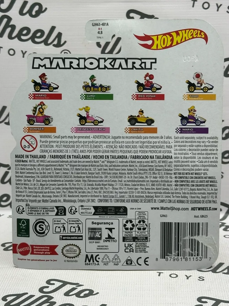 Toad Standart Kart (Mario Kart)
