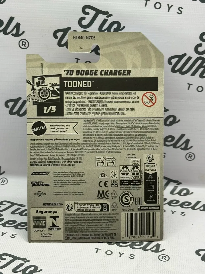 Dodge Charger 1970 Tooned