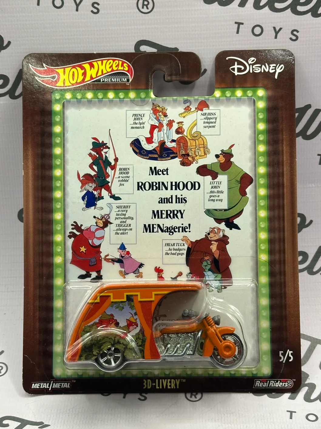 3D Delibery Disney Robin Hood