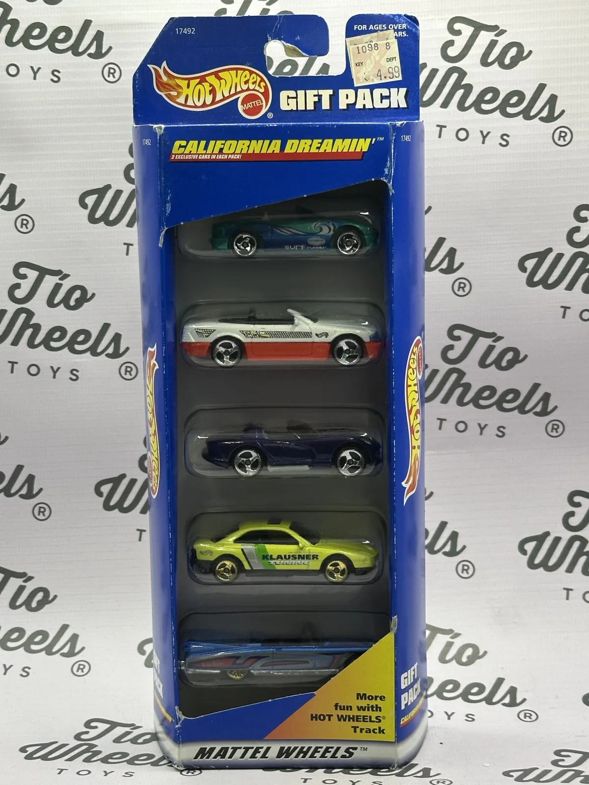 Pack 5 California Dream 1997 pack detalle