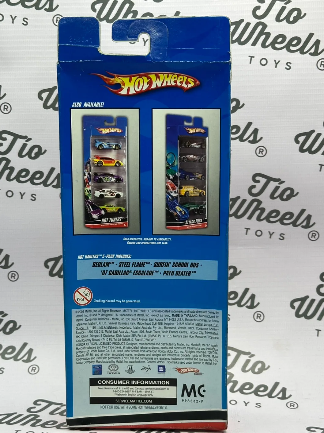 Pack 5 Hot Haulers 2010
