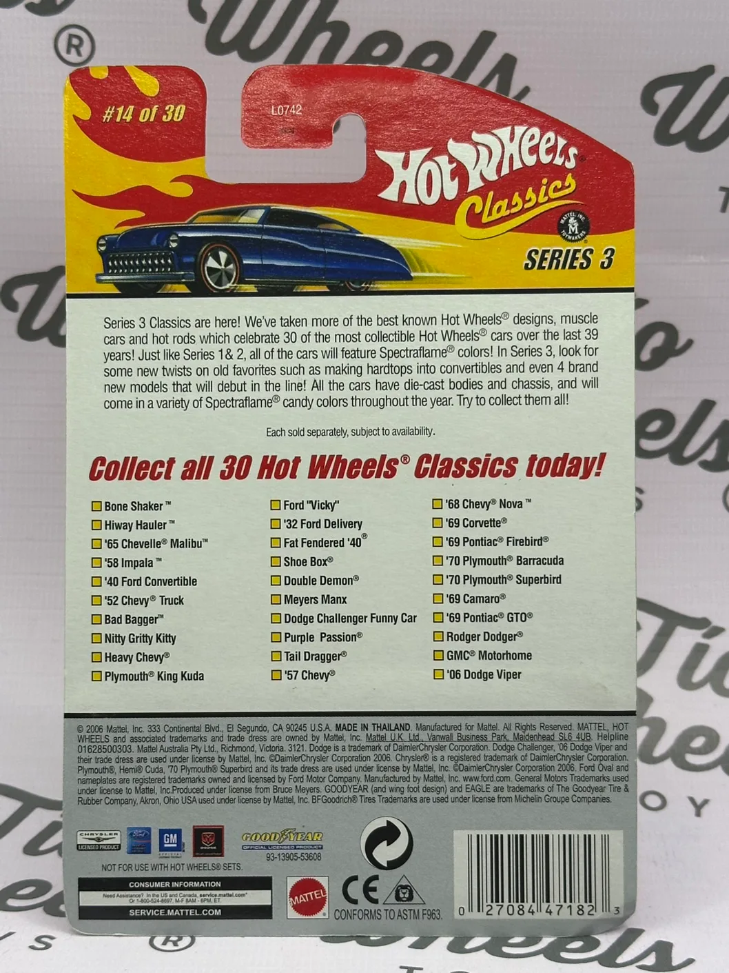Shoe Box Hotwheles Classics