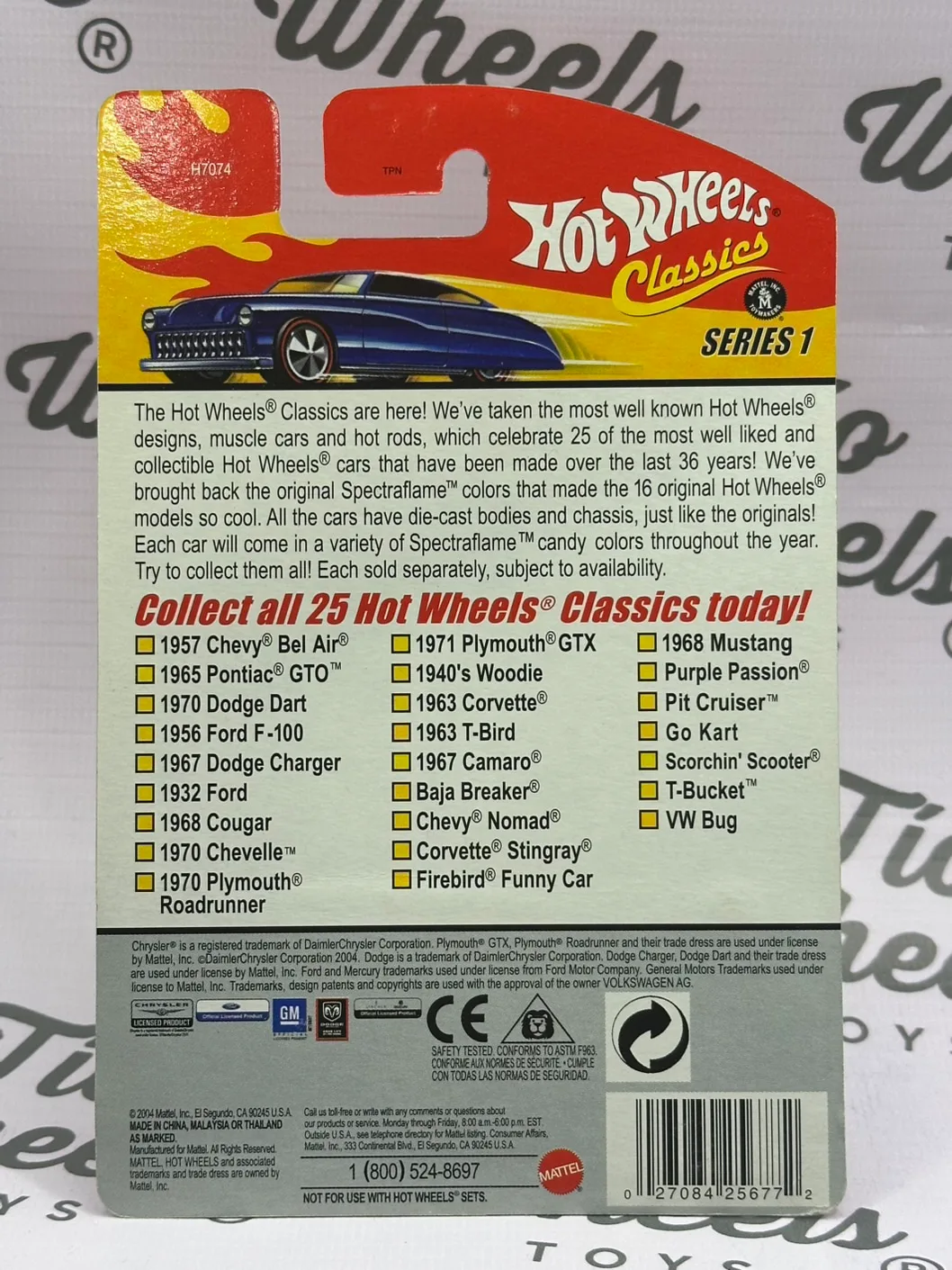 Plymouth Roadrunner 1970 Hotwheels Classics