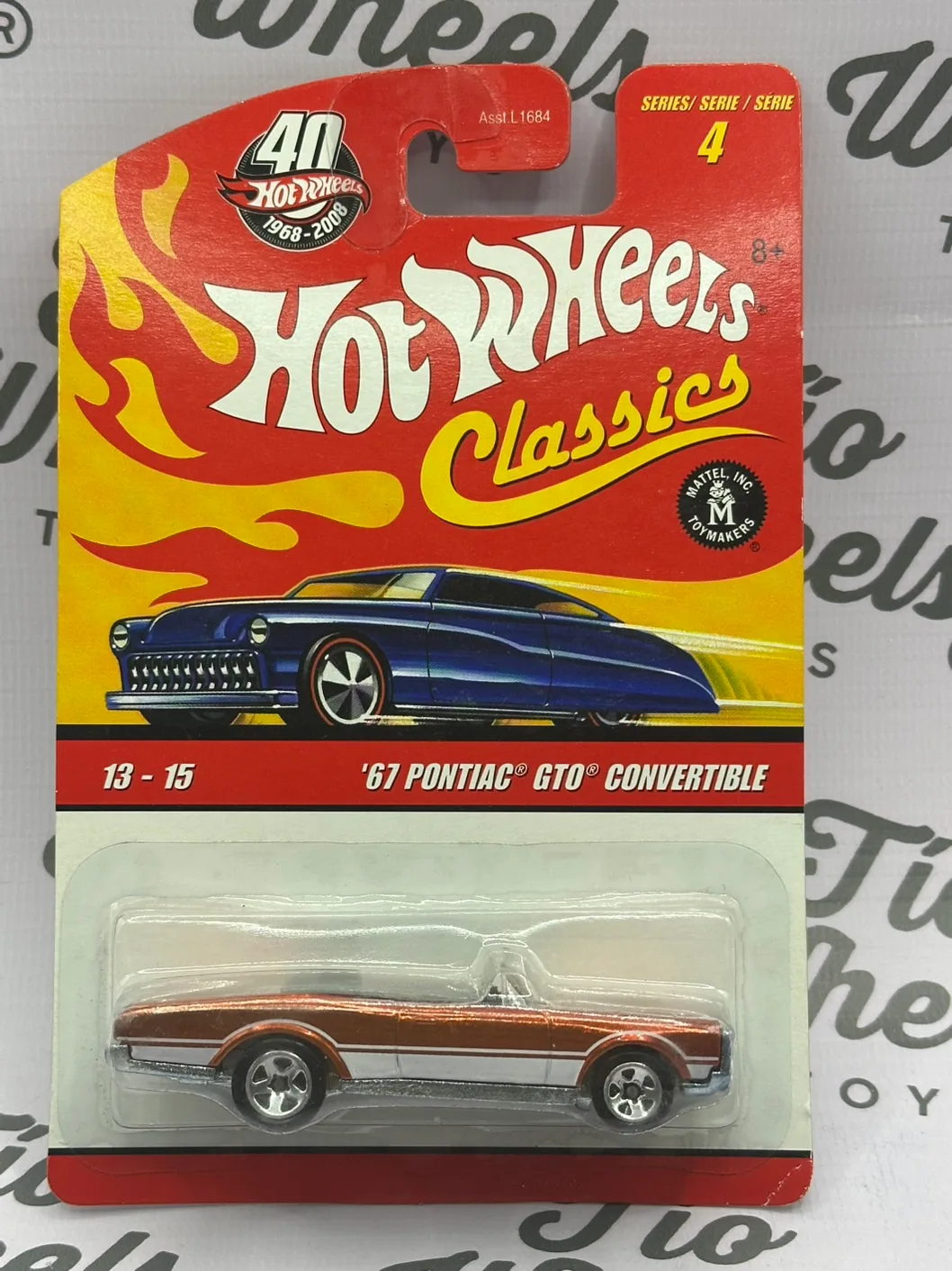 Pontiac GTO Convertible 1967 Hotwheels Classics