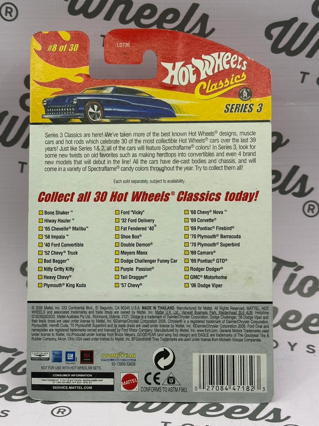 Nitty Gritty Kitty Hotwheels Classics