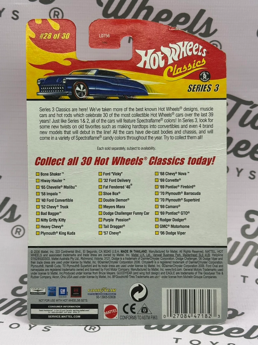 Rodger Dodger Hotwheels Classics