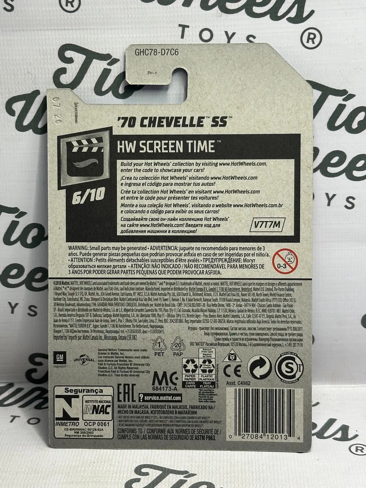 Chevelle SS 1970  Fast and Furious