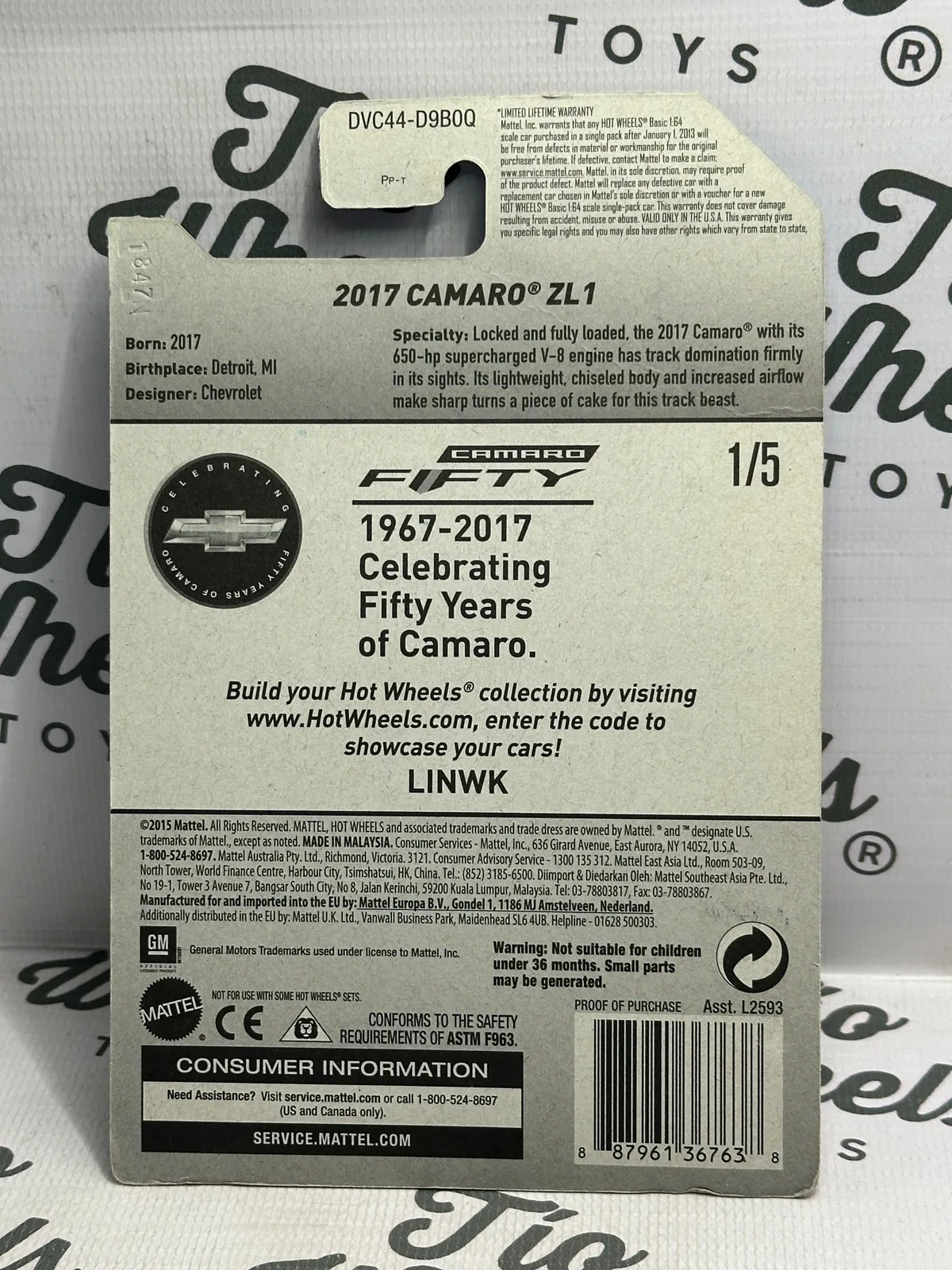 Camaro ZL1 2017 Primera Edición 2017